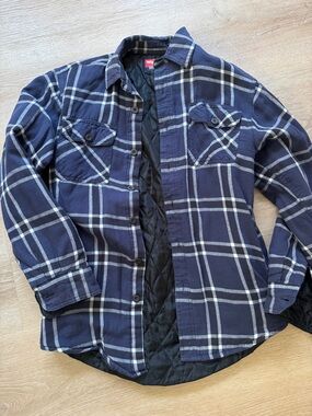 Wrangler Blue Plaid Coat